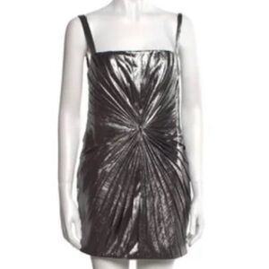 NONchalant Shimmering Silver Mini Dress
